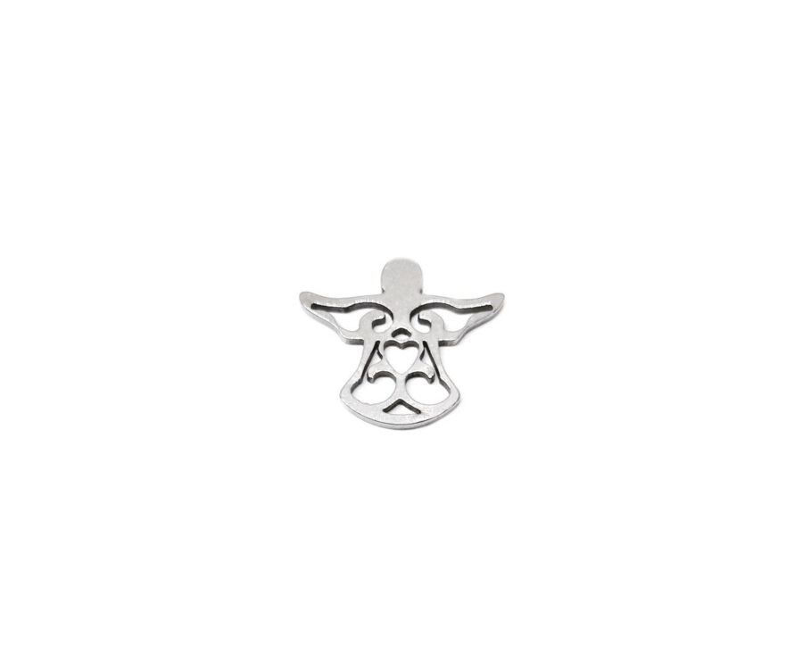 Small Silver Angel Pin