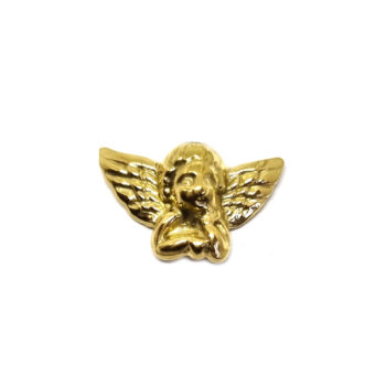 Gold Cherub Brooch Pin