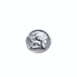 Silver Cherub Pin Badge