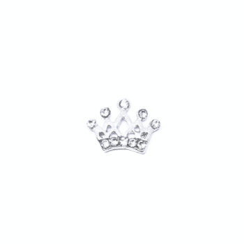 Rhinestone Small Crown Pin