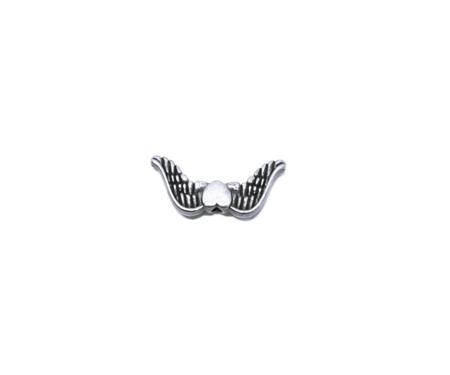 Vintage Angel Wing Heart Pin