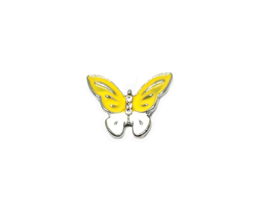 Yellow Butterfly Enamel Pin