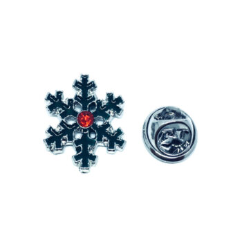 Rhinestone Snowflake Pin