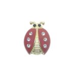 Rhinestone Ladybird Pins