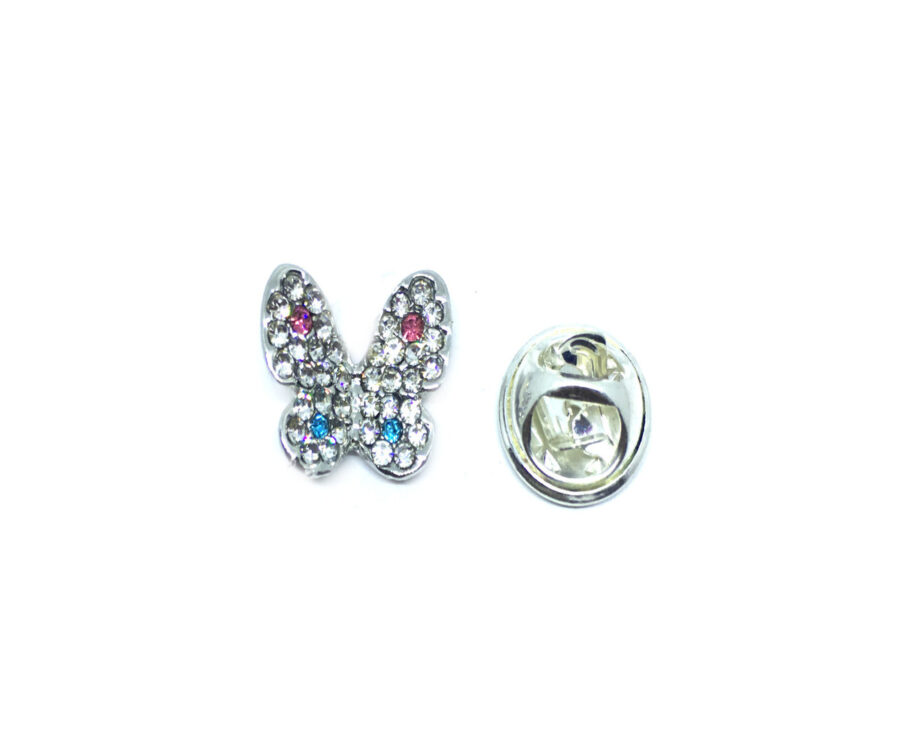 Small Rhinestone Butterfly Pin