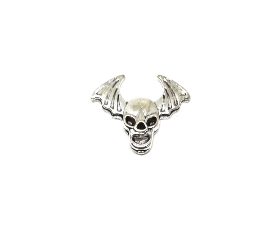 Bat Wings Skull Pin