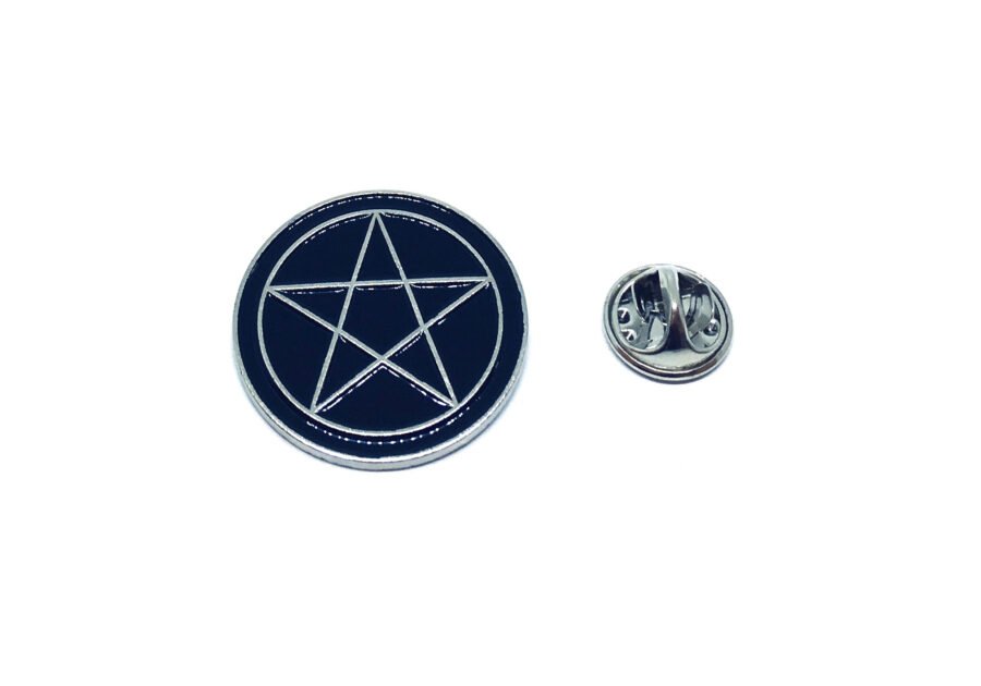 Pentacle Round Lapel Pin