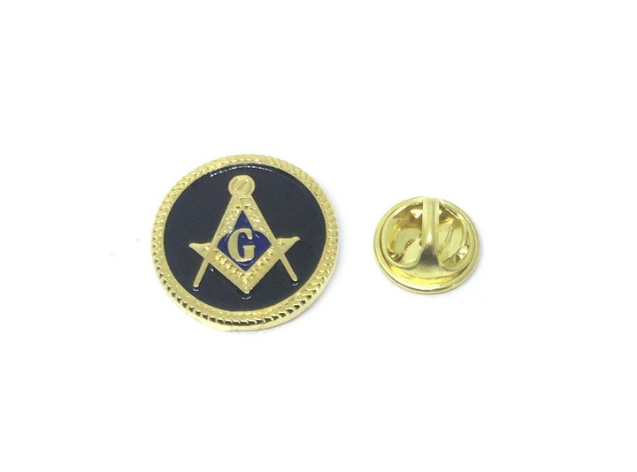 Masonic Round Lapel Pin
