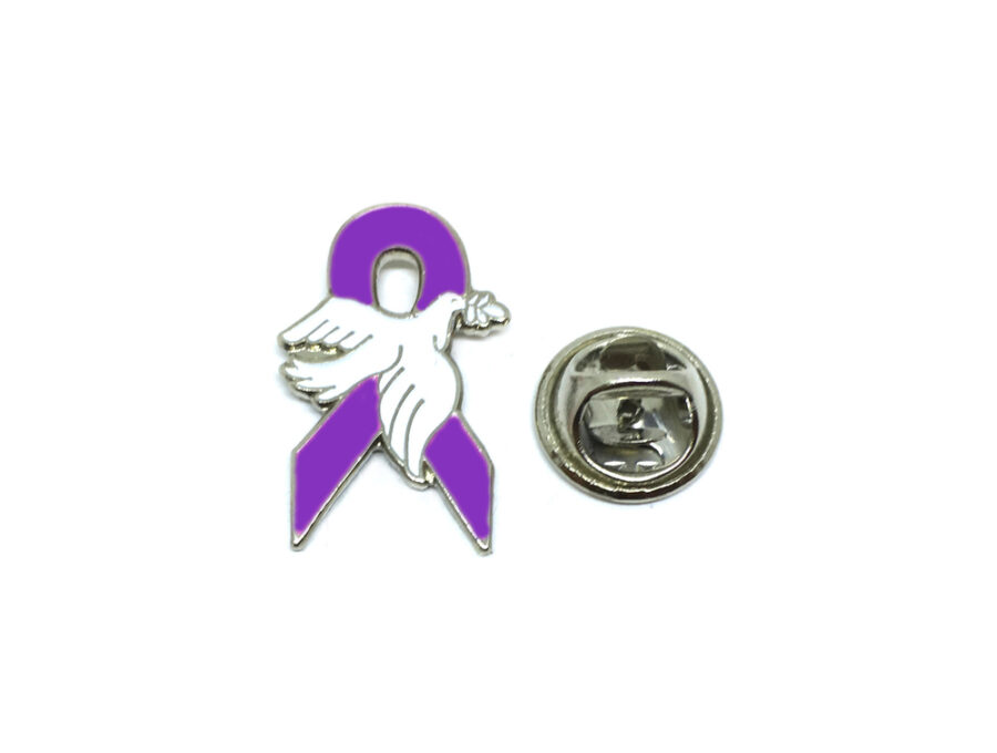 Dove Domestic Violence Awareness Pin