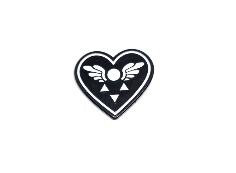 Heart-themed Pin