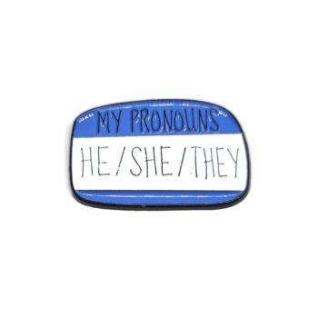Enamel Pronoun Pins