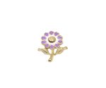 AFLA-056 Purple Flower Pin