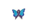 AWR-033 Butterfly Ribbon Pin