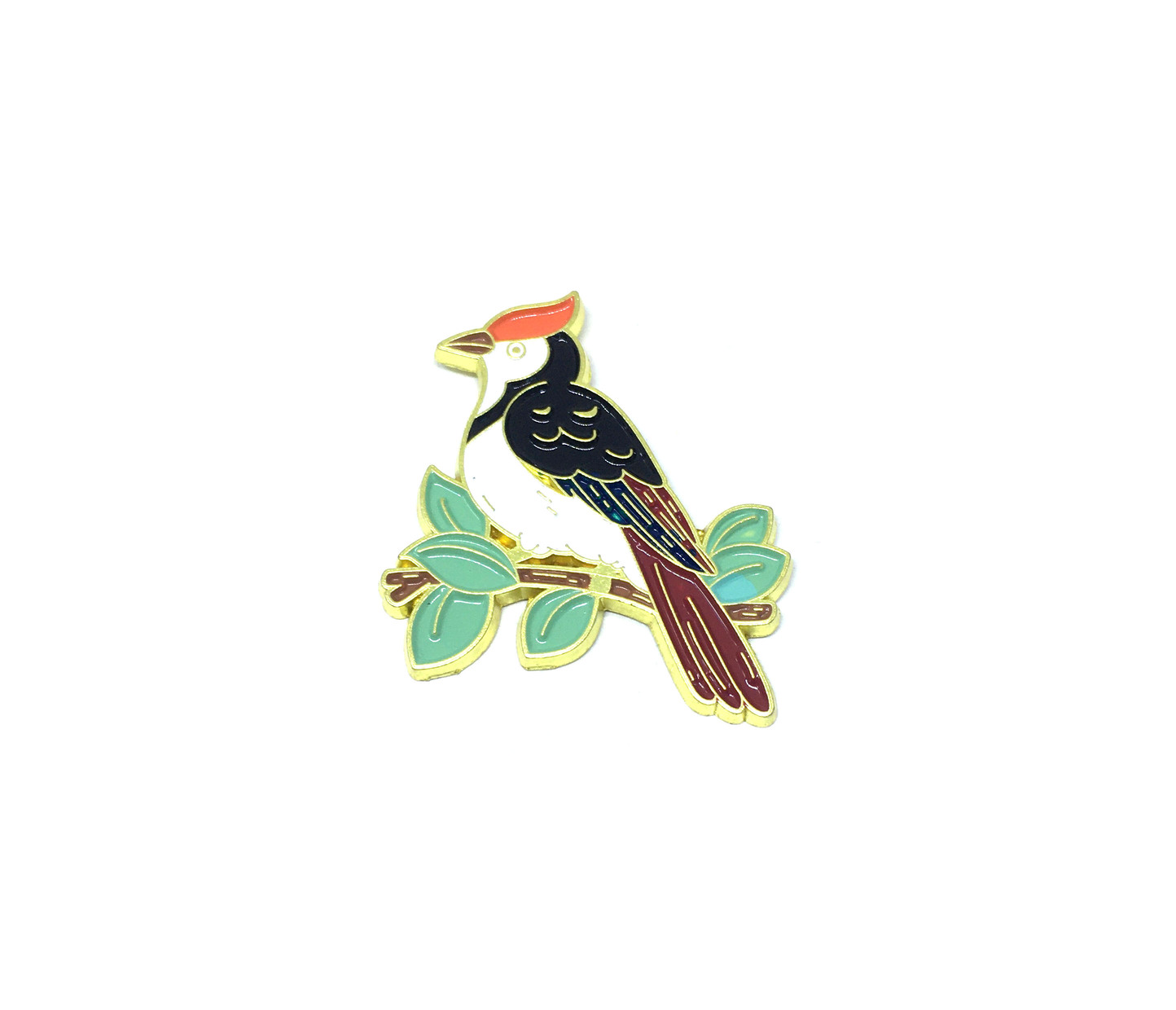 Red-crested Cardinal Bird Pin