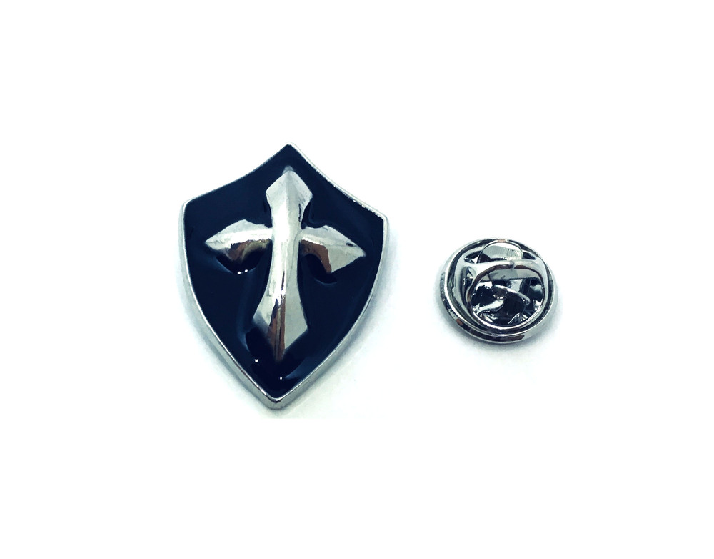 Black Cross Pin