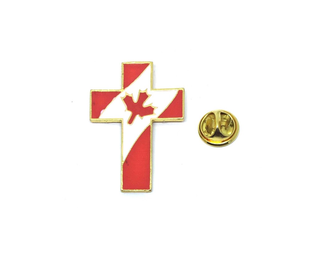Canada Flag Cross Pins
