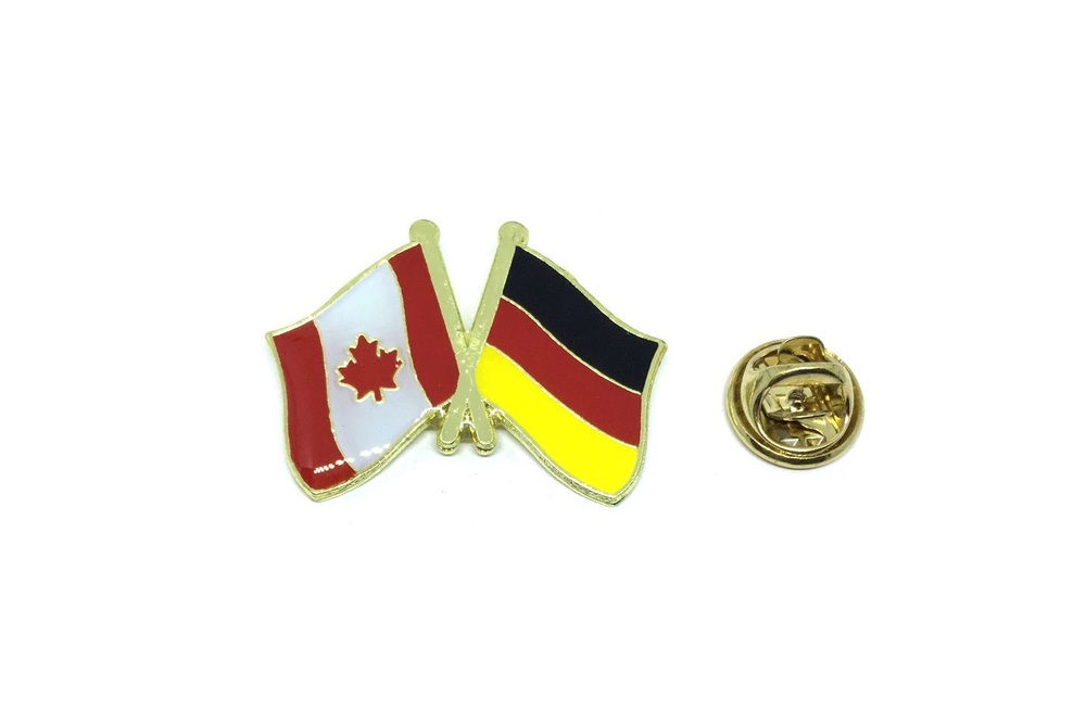 Canada Germany Flag Pin
