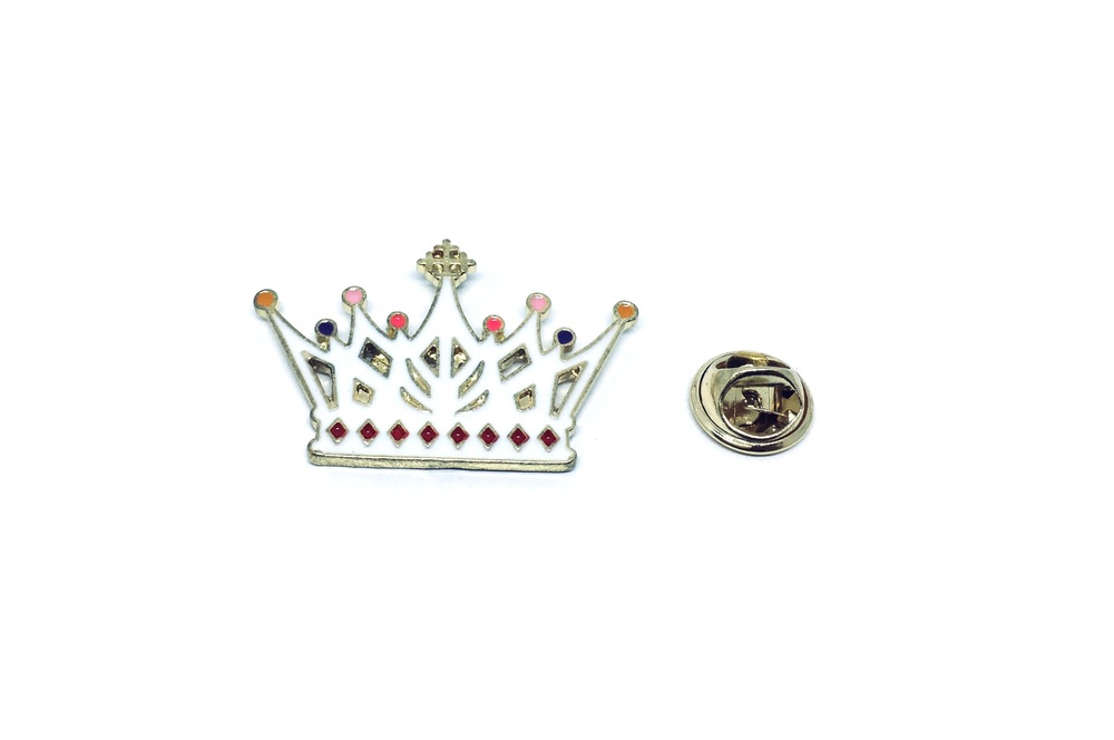 Crown Enamel Pin