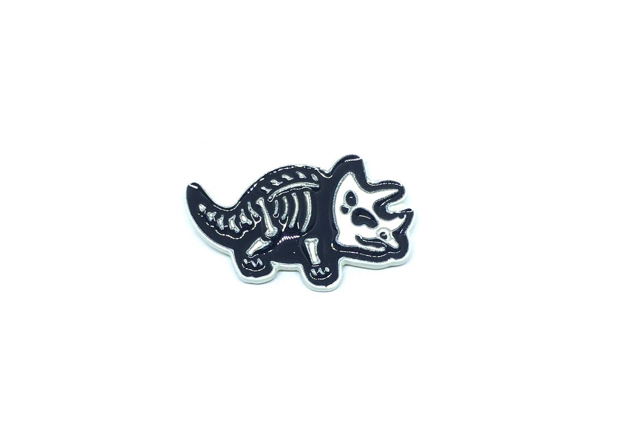 Triceratops Dinosaur Pin