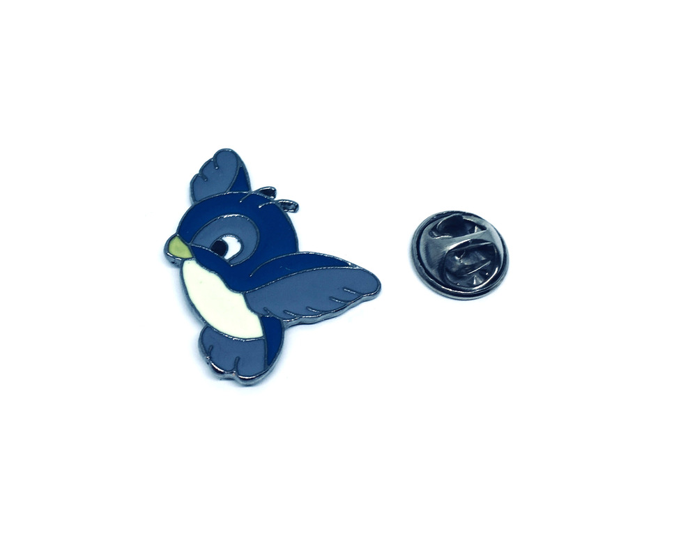 Cartoon Blue Bird Enamel Pin