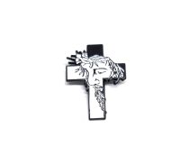 Jesus Cross Enamel Pin