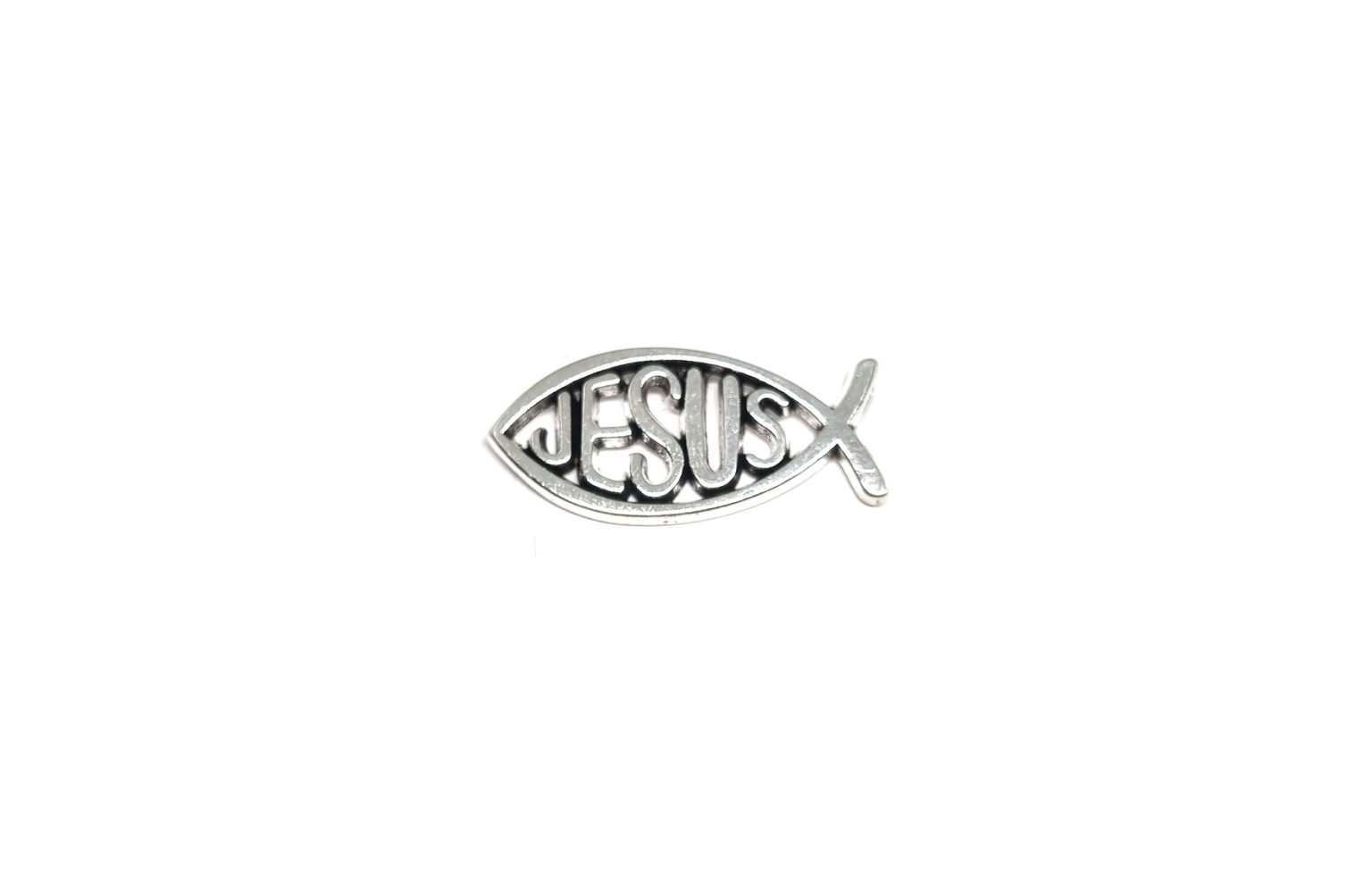Jesus Fish Lapel Pin FINOX