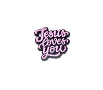 'Jesus Love You' Enamel Pin