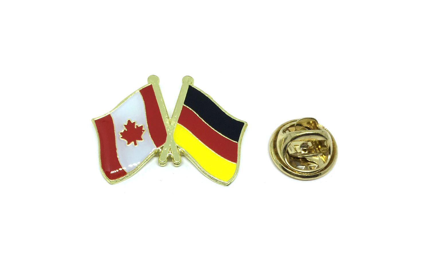 Germany & Canada Flag Pin