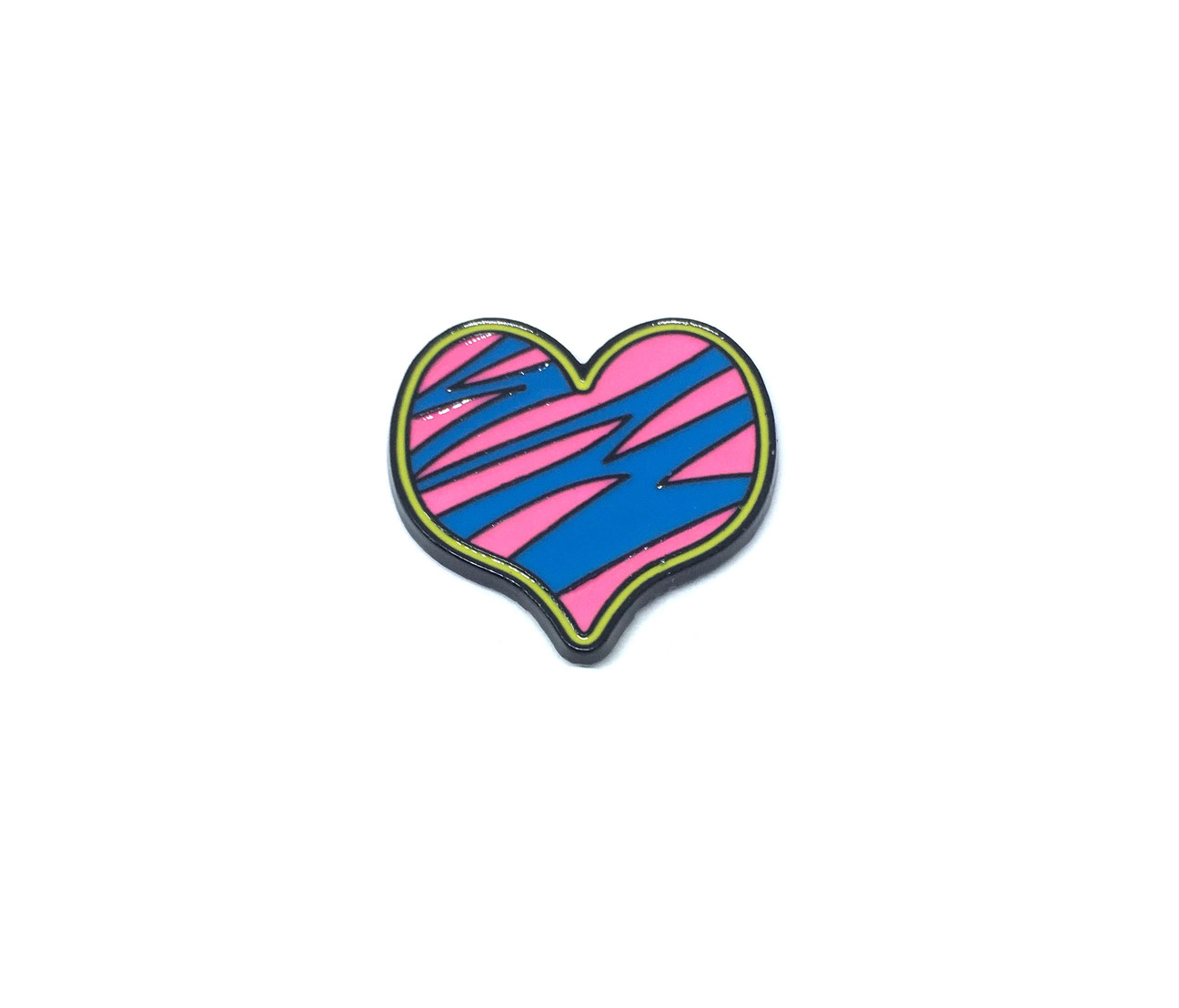 Valentine Heart Enamel Pin Badge