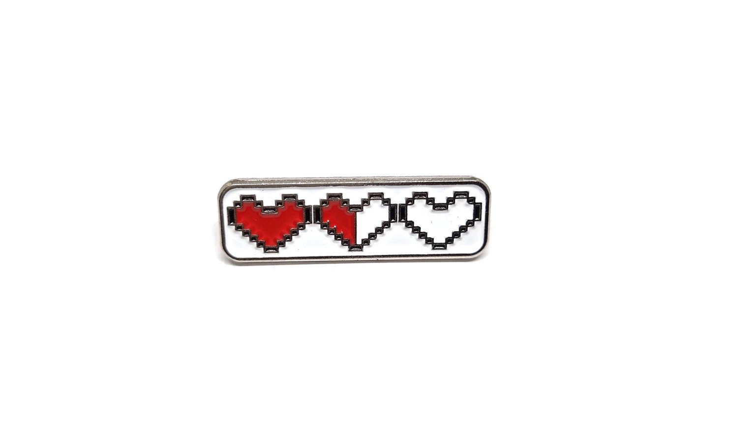 Pixel Heart Lapel Pin