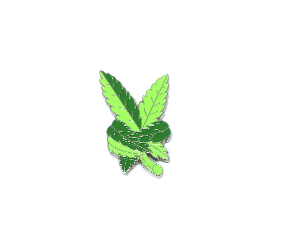 Kush Leaf Pin