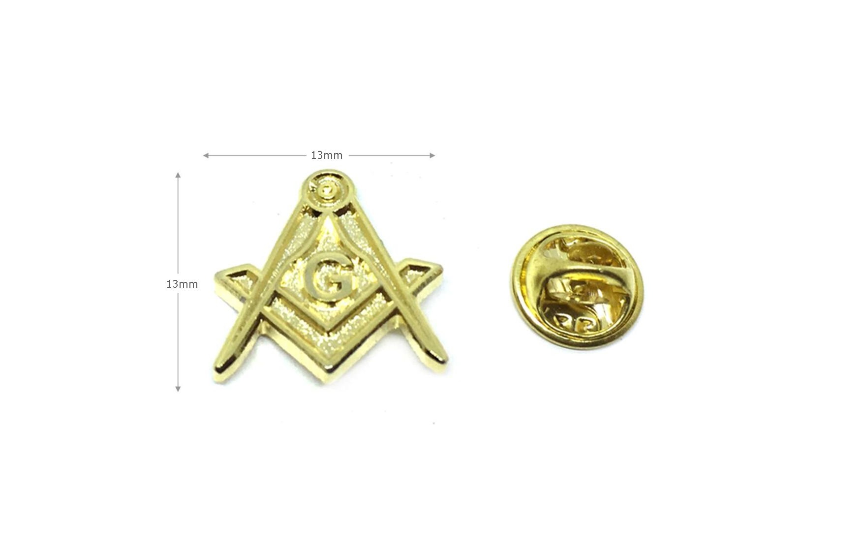 Gold Masonic Lapel Pins