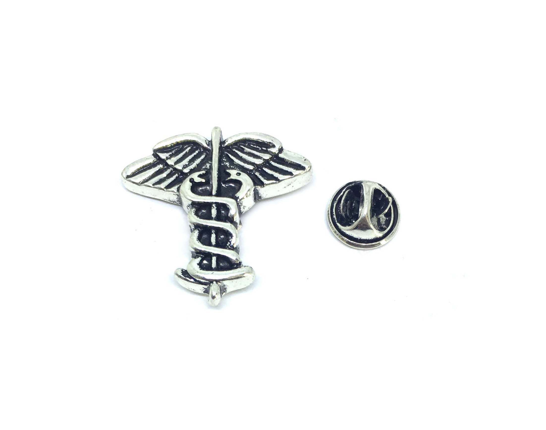 Medical Symbol Caduceus Pin