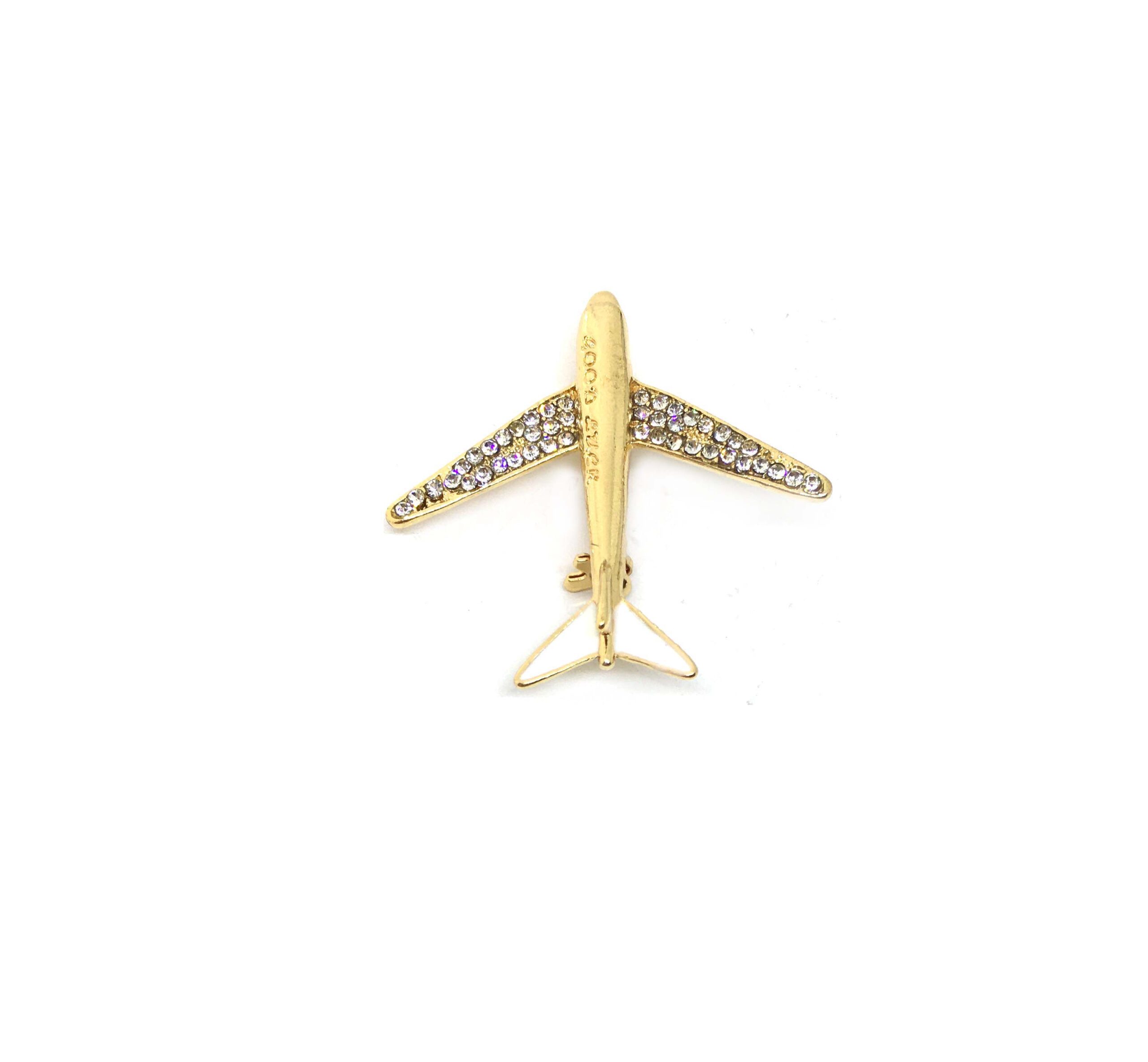 Airplane Brooch Pin