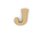 FPAL-010-Letter J Pin – Gold