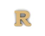 FPAL-018 Letter R Pin – Silver