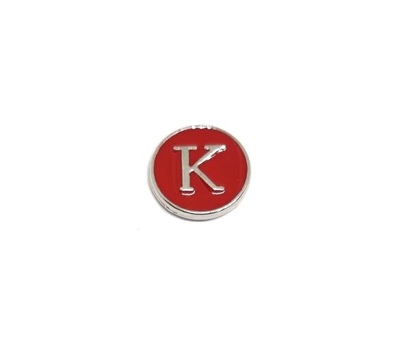 Letter K Enamel Pin