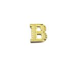 FPAL-031 Gold Alphabet Letter B Pin