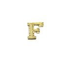 FPAL-035 Silver Alphabet Letter F Pin