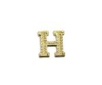 FPAL-037 Silver Alphabet Letter H Pin