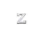 FPAL-055 Gold Alphabet Letter Z Pin