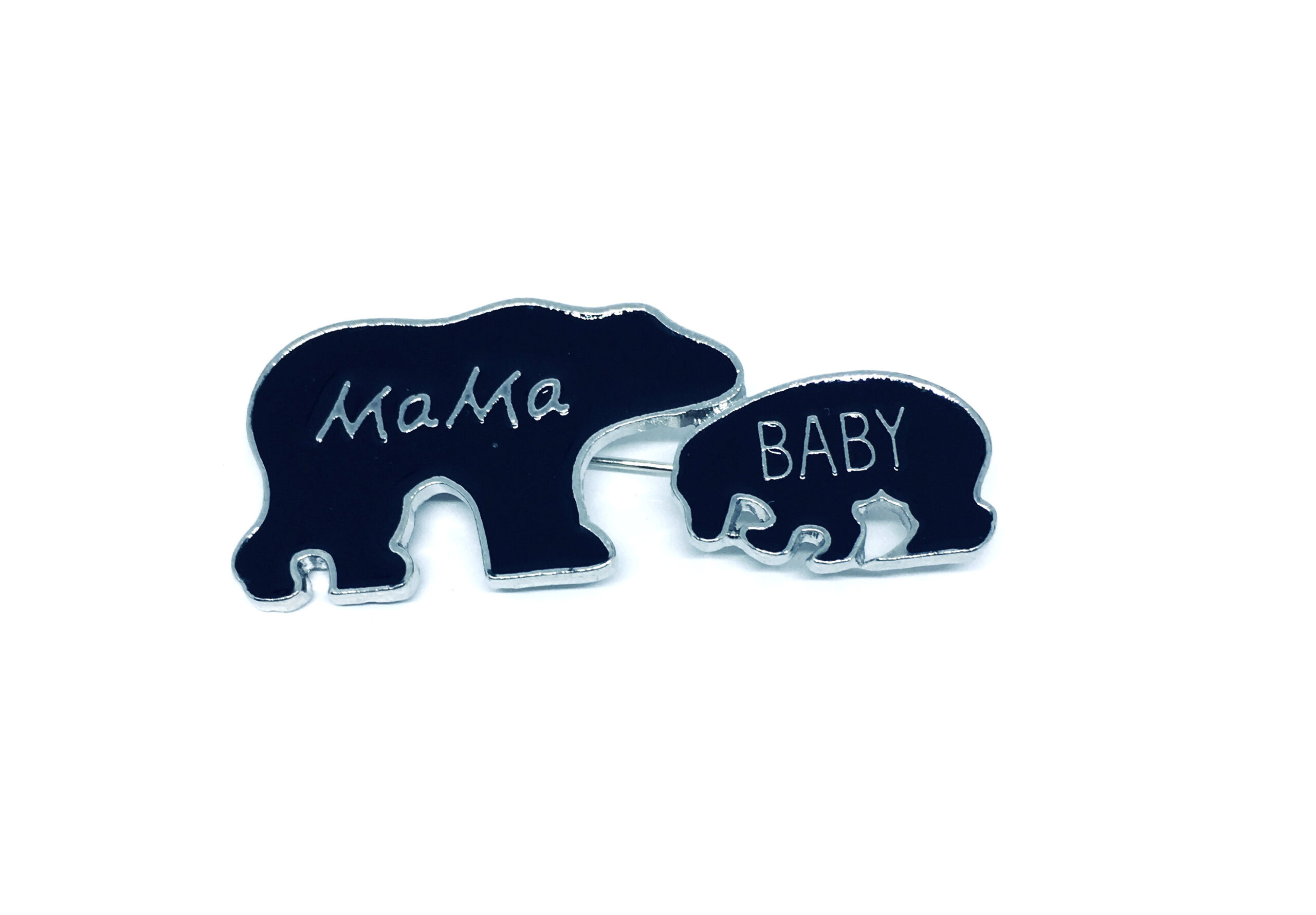 Mama Baby Bear Brooch