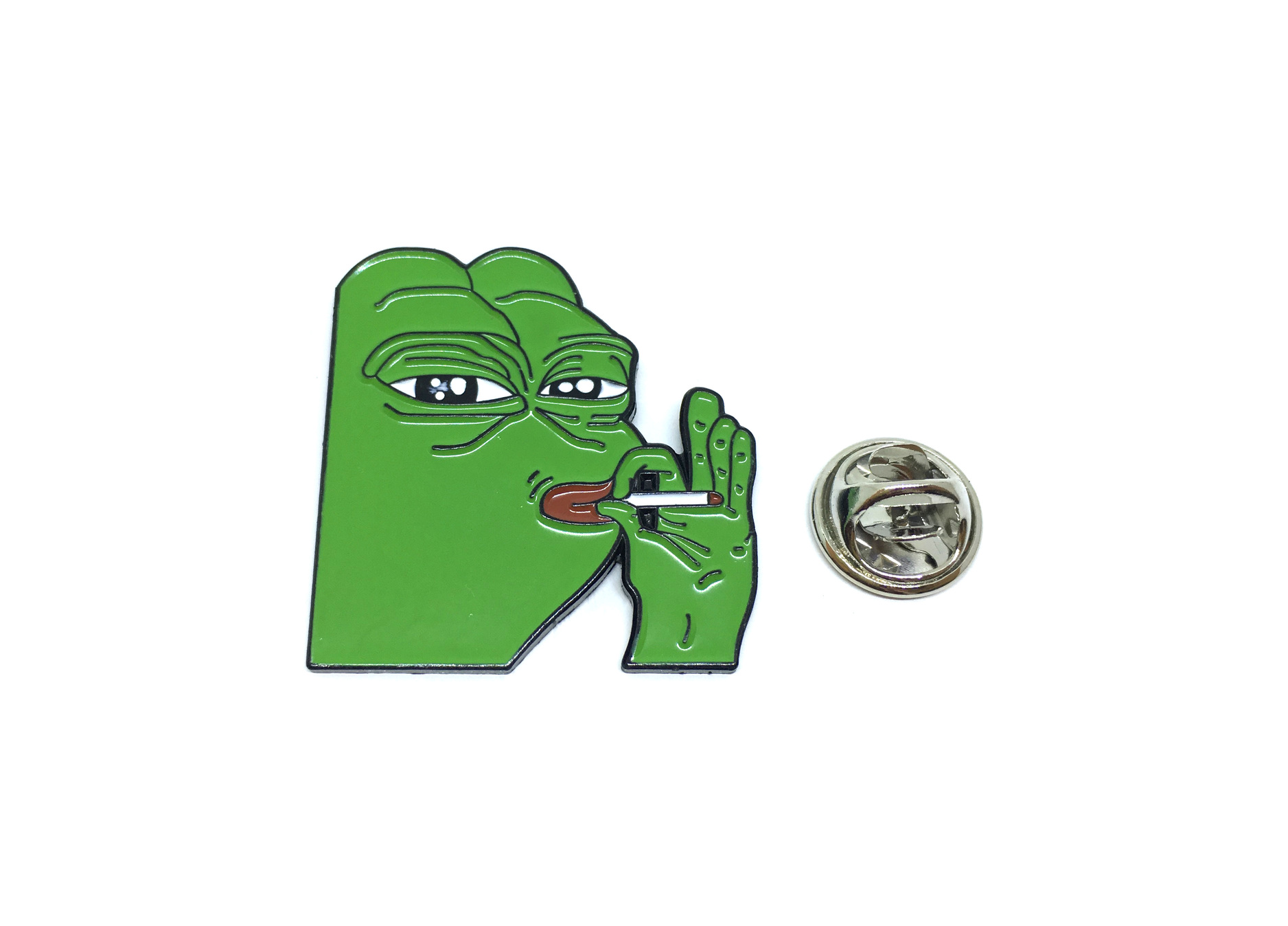 Smoking Frog Pin