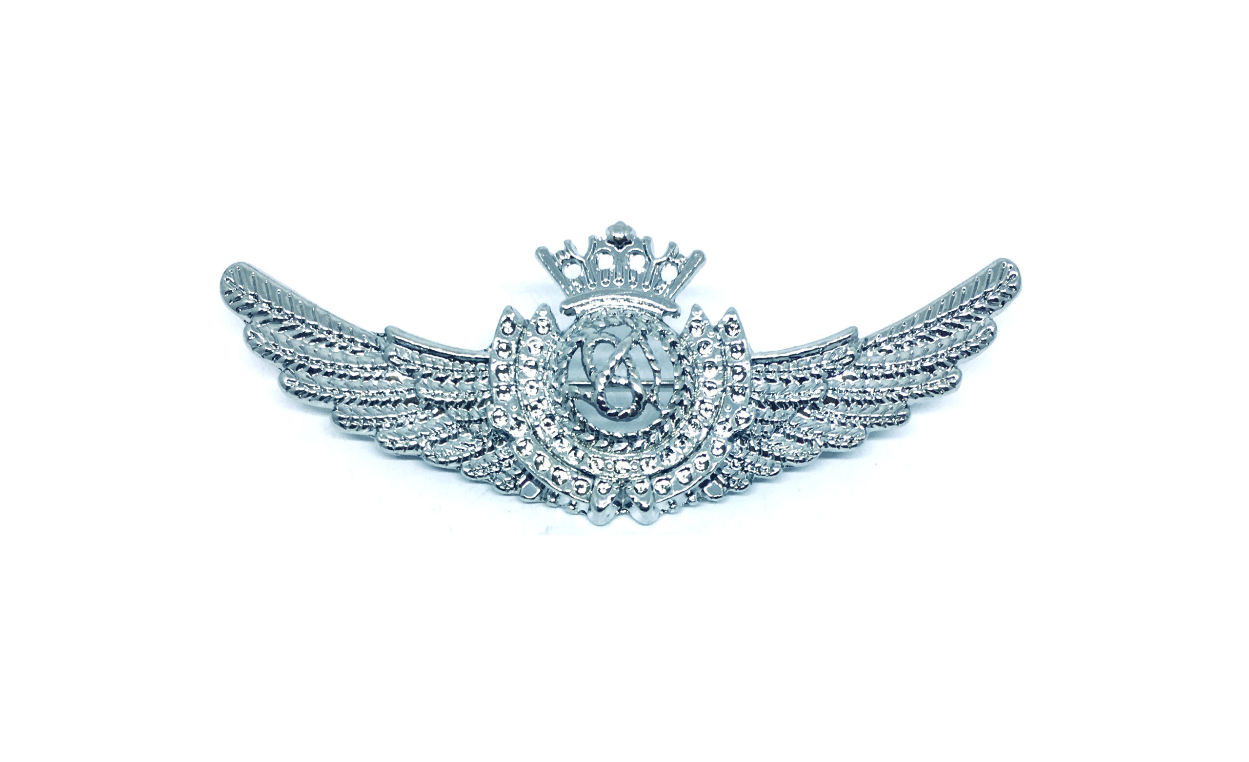 Silver Angel Wings Brooch