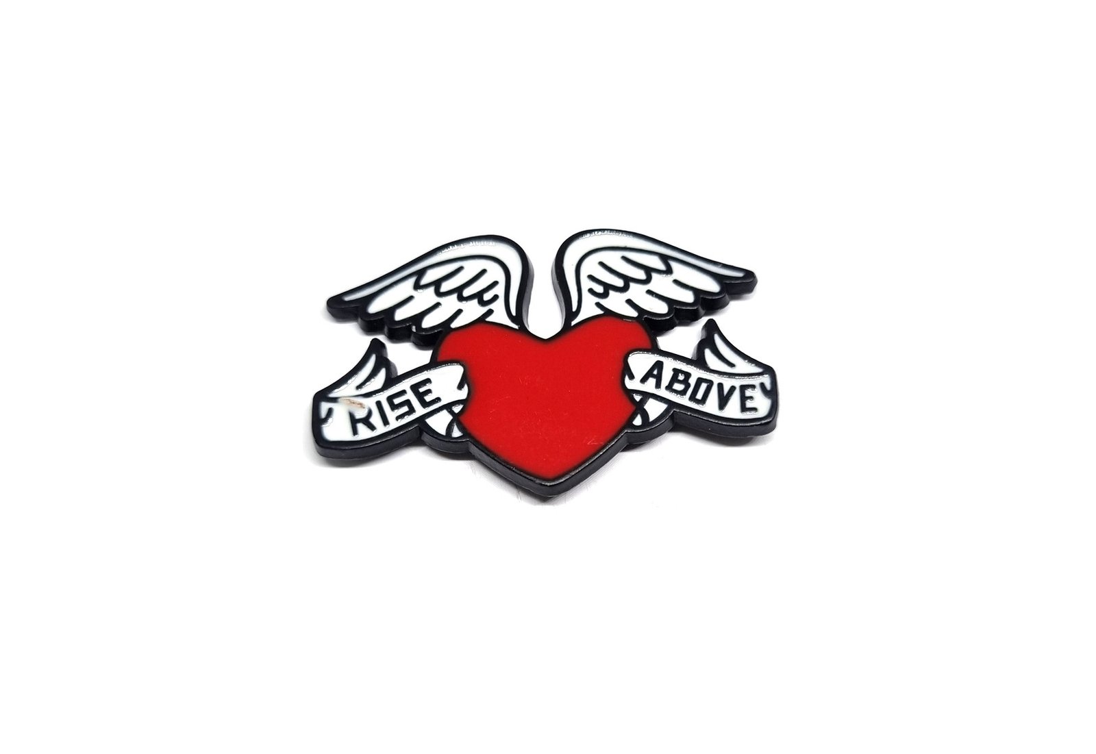 FPAW-026 'Rise Above' Heart Wings Enamel Pin 'Rise Above' Heart Wings Enamel Pin