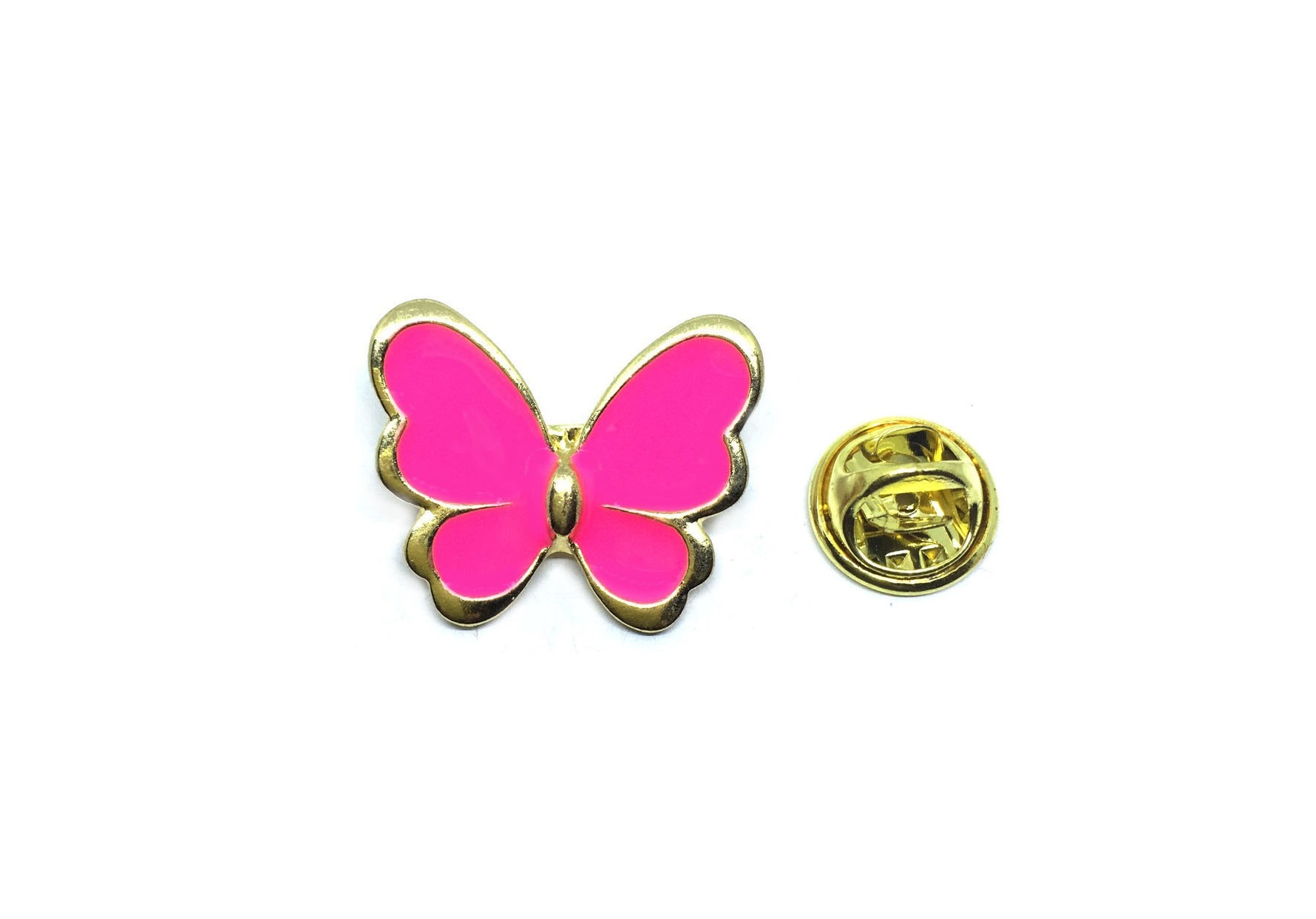 Dark Pink Butterfly Pin