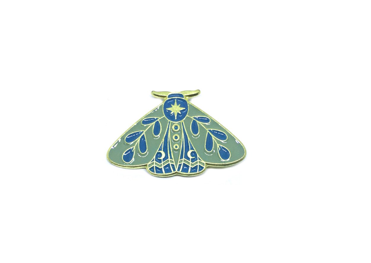 Green Butterfly Brooch