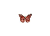 Tiny Red Butterfly Enamel Pin