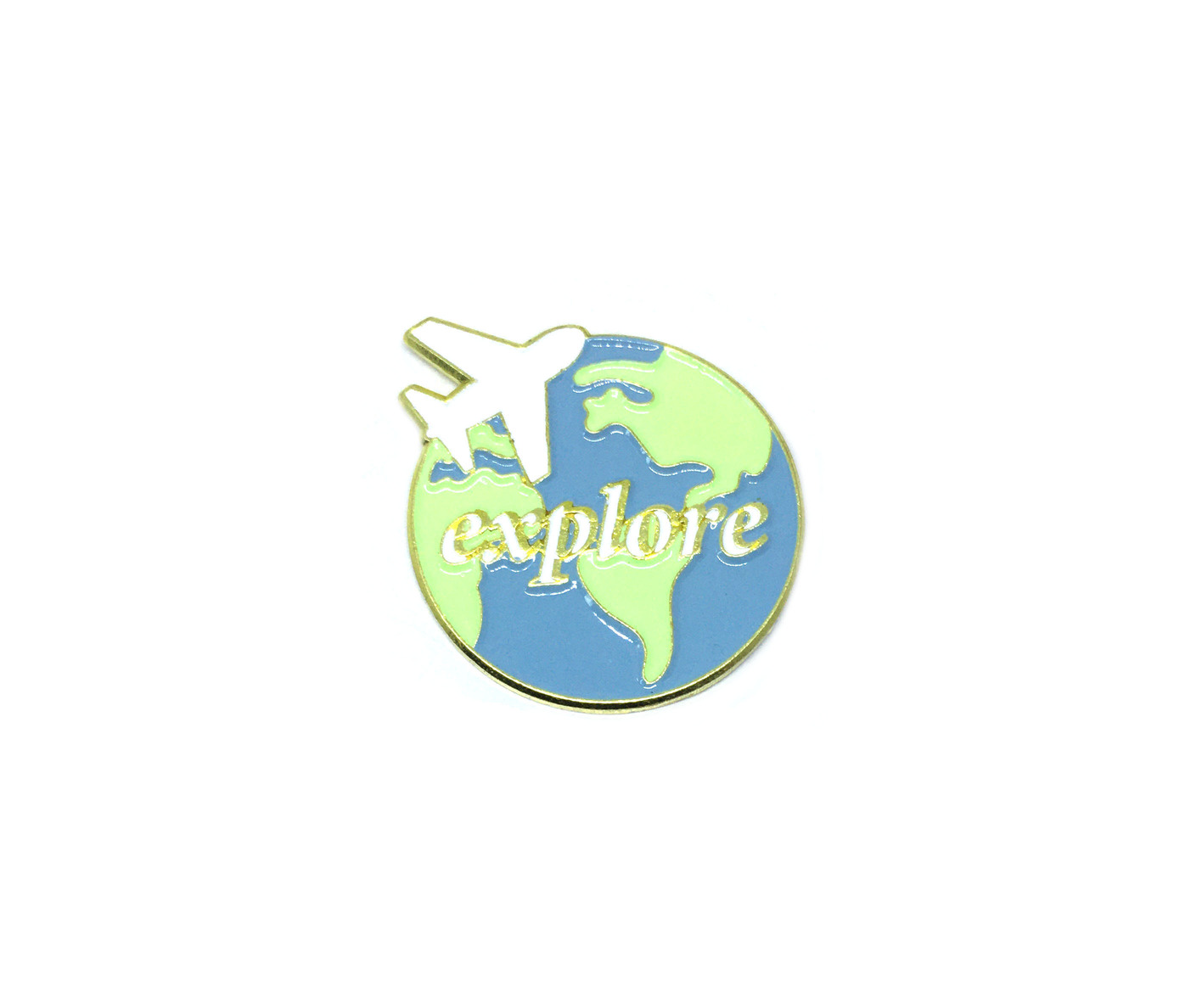 Explore Earth Enamel Pin
