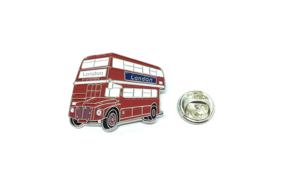 FPE-065 London Double Decker Bus Enamel Pin